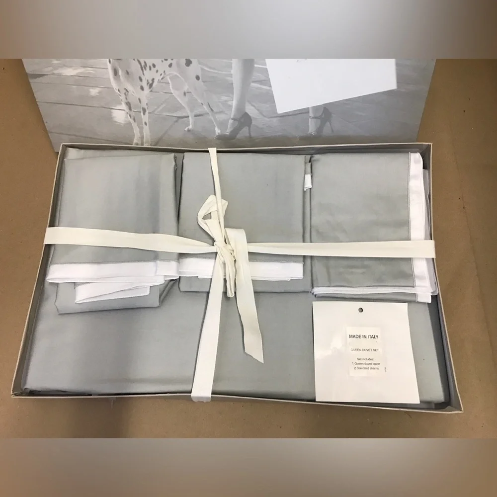 4 Pc Set Mirabello Carrara Metropolitan Queen Duvet Cover